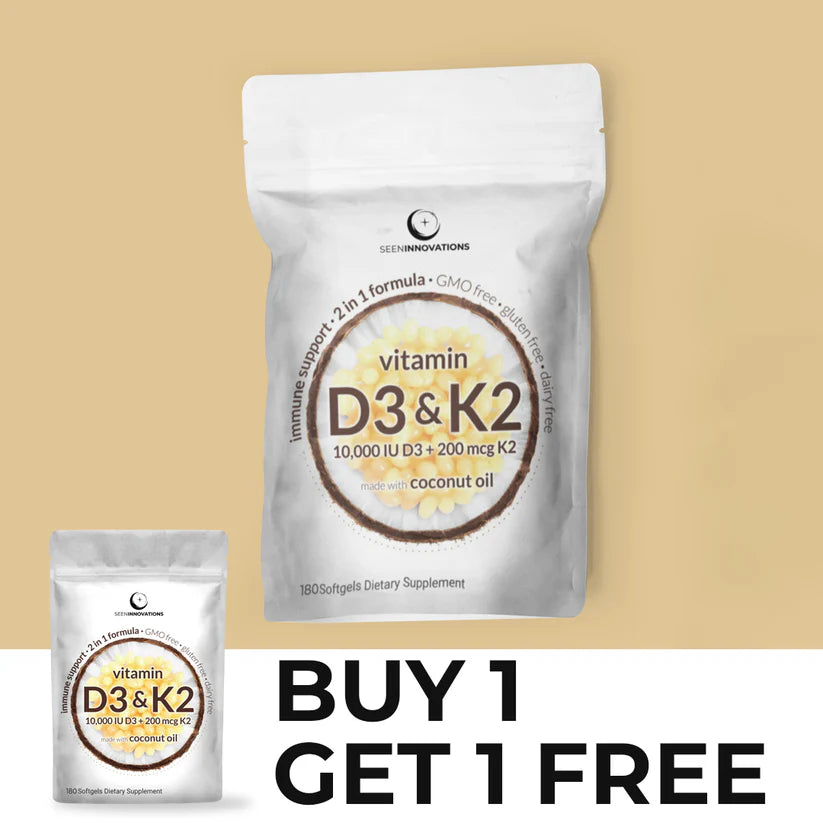 D3 + K2 Coconut Oil Softgels